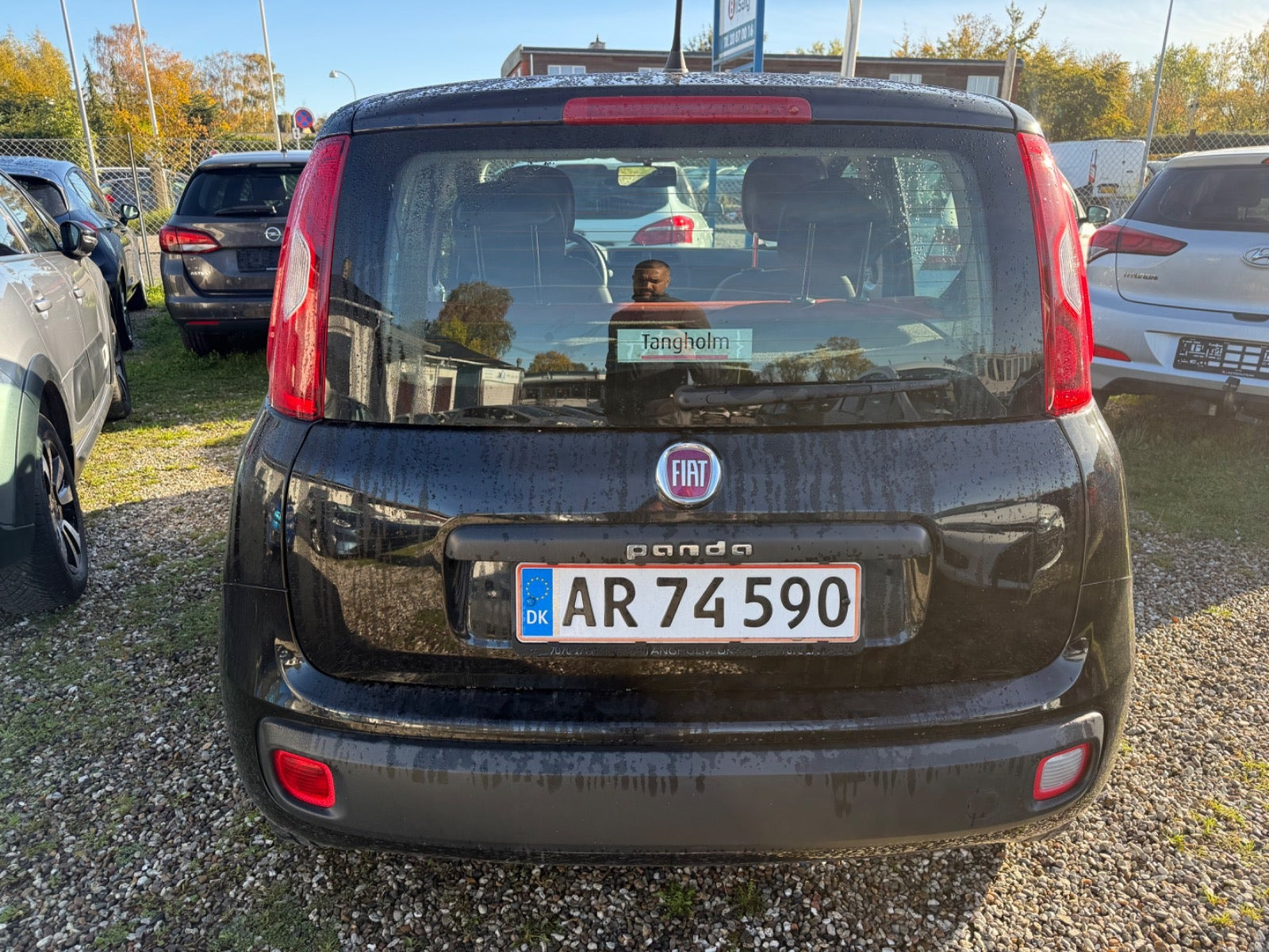 Sort Fiat Panda fra 2014
