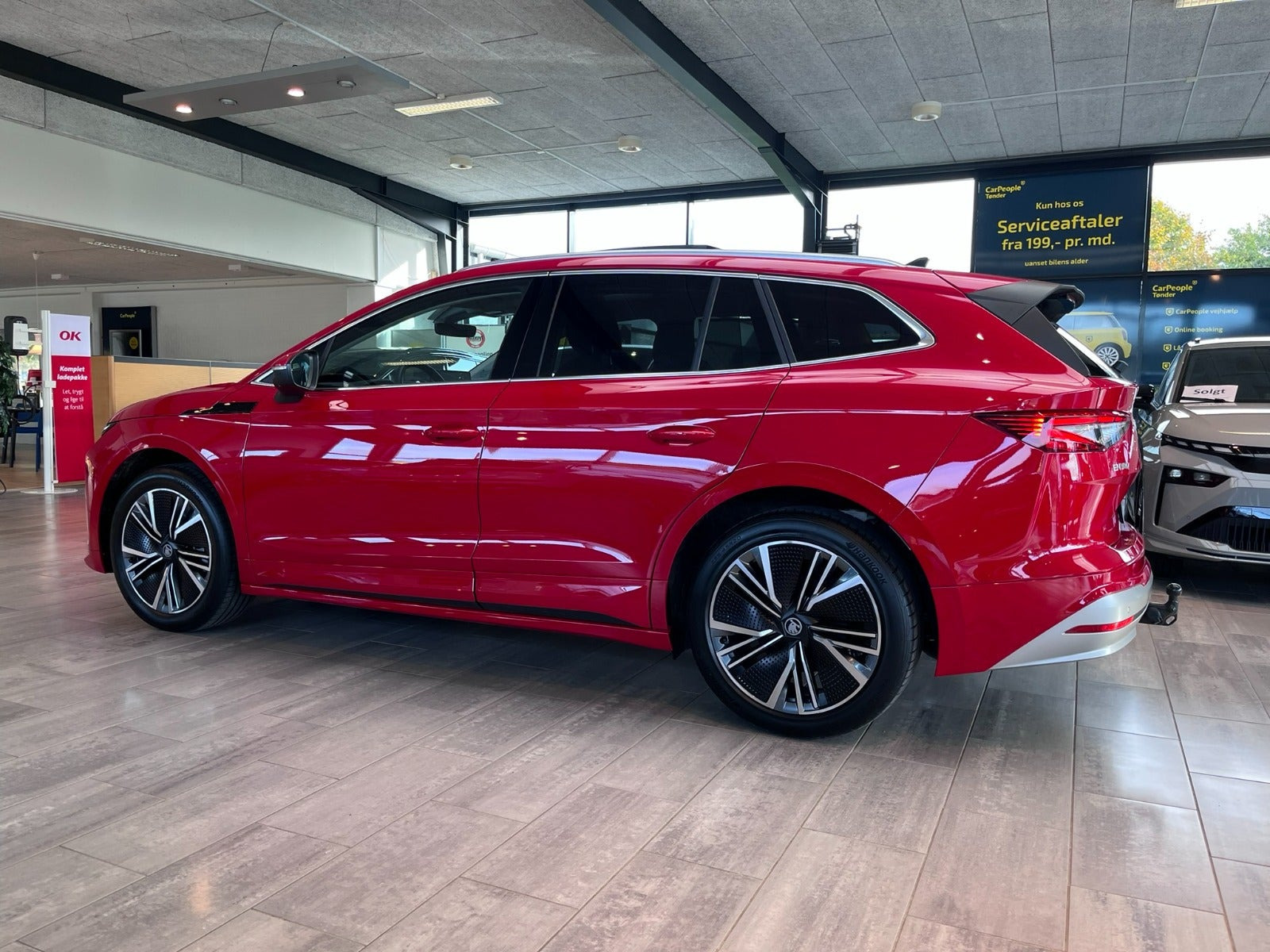 Rød Skoda Enyaq fra 2026