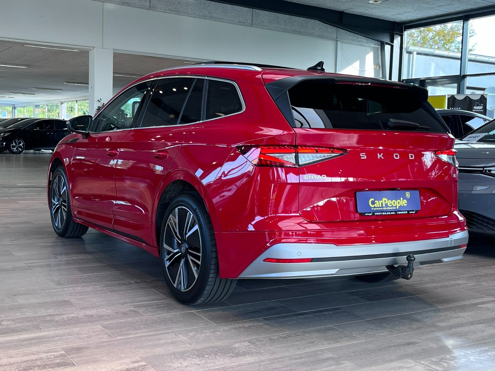 Rød Skoda Enyaq fra 2026