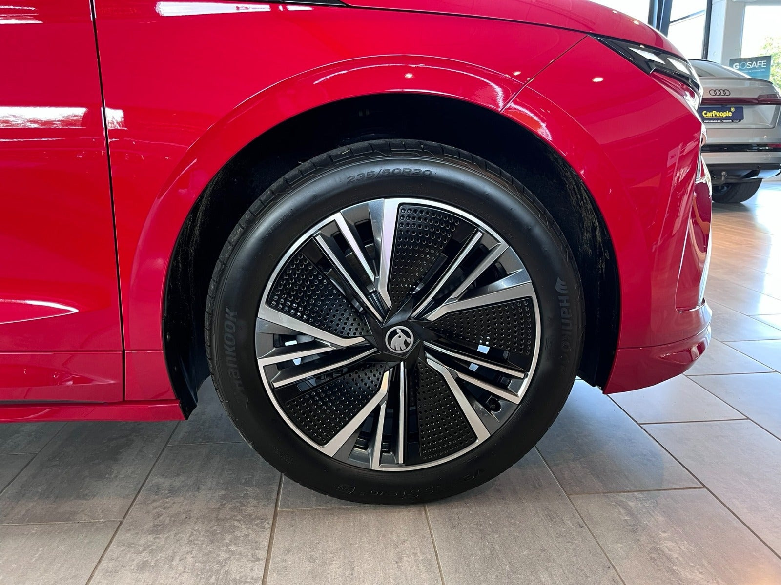 Rød Skoda Enyaq fra 2026