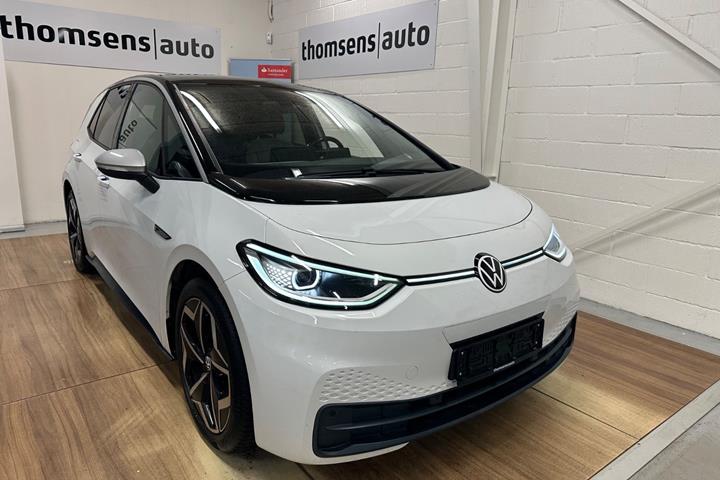 Hvid VW ID.3 fra 2021