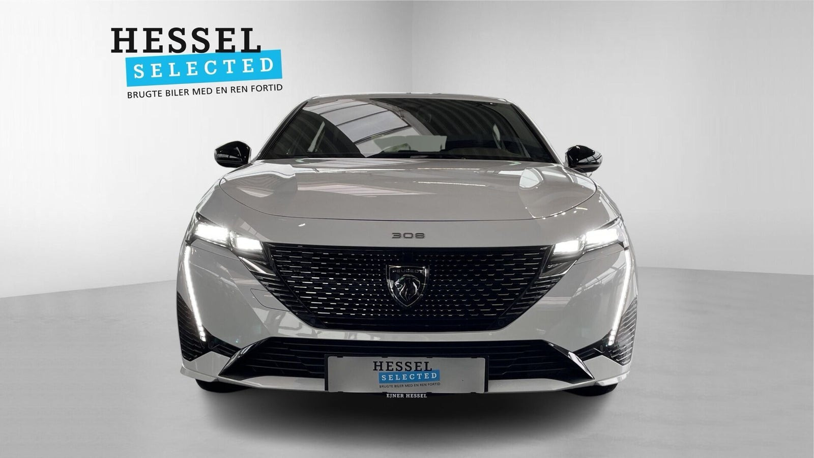 Hvid Peugeot E-308 fra 2023