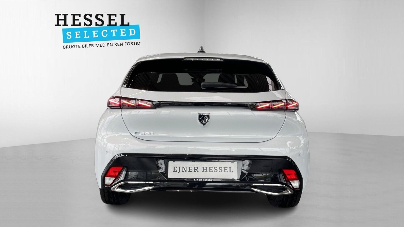 Hvid Peugeot E-308 fra 2023