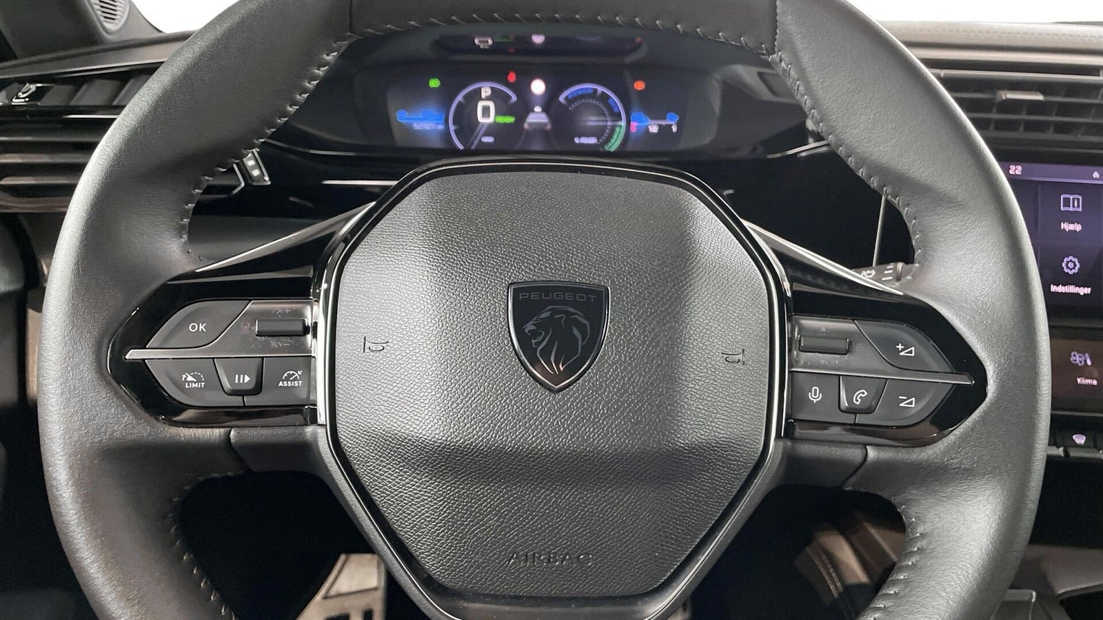 Hvid Peugeot E-308 fra 2023
