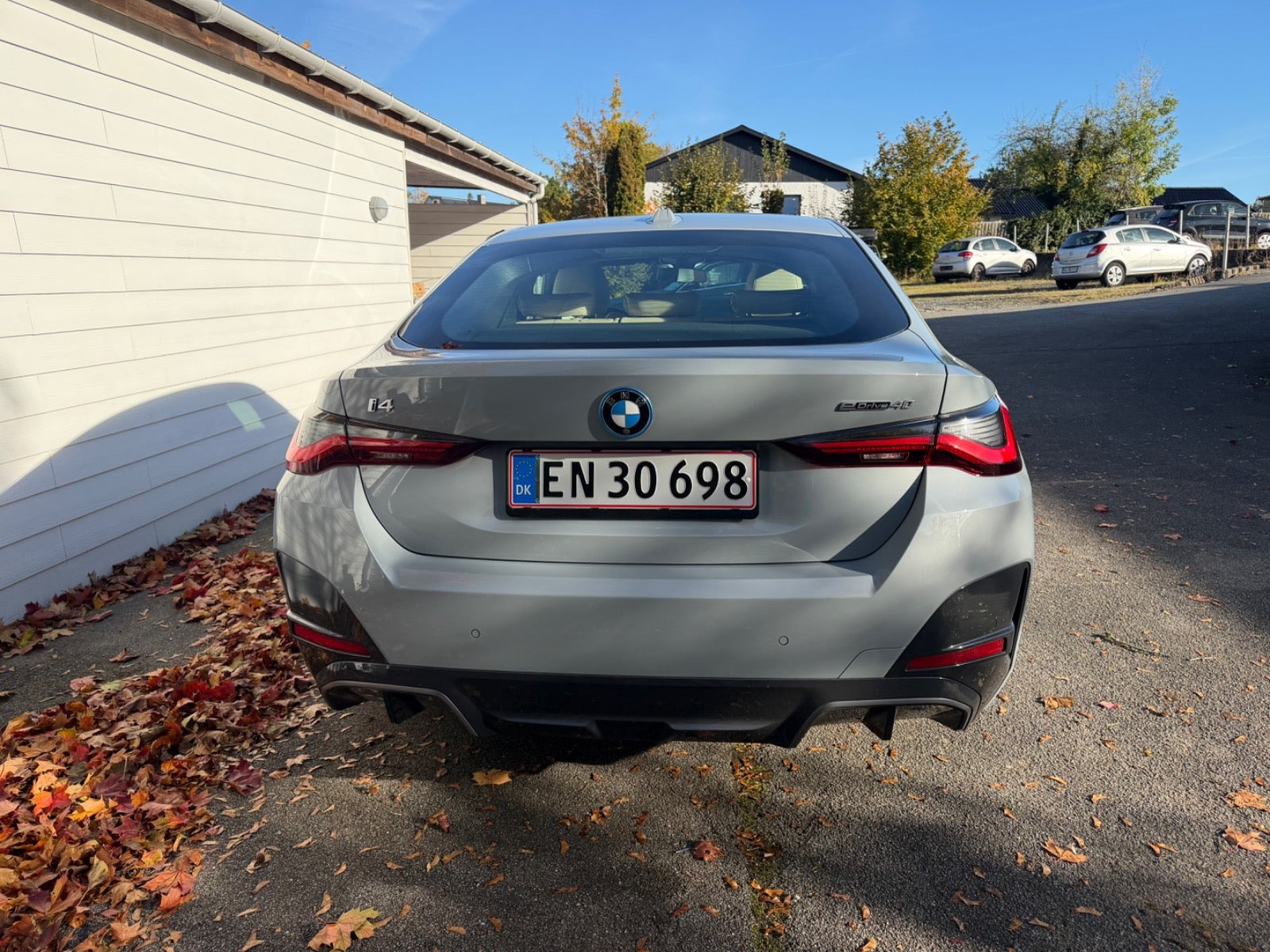 Grå BMW i4 fra 2022