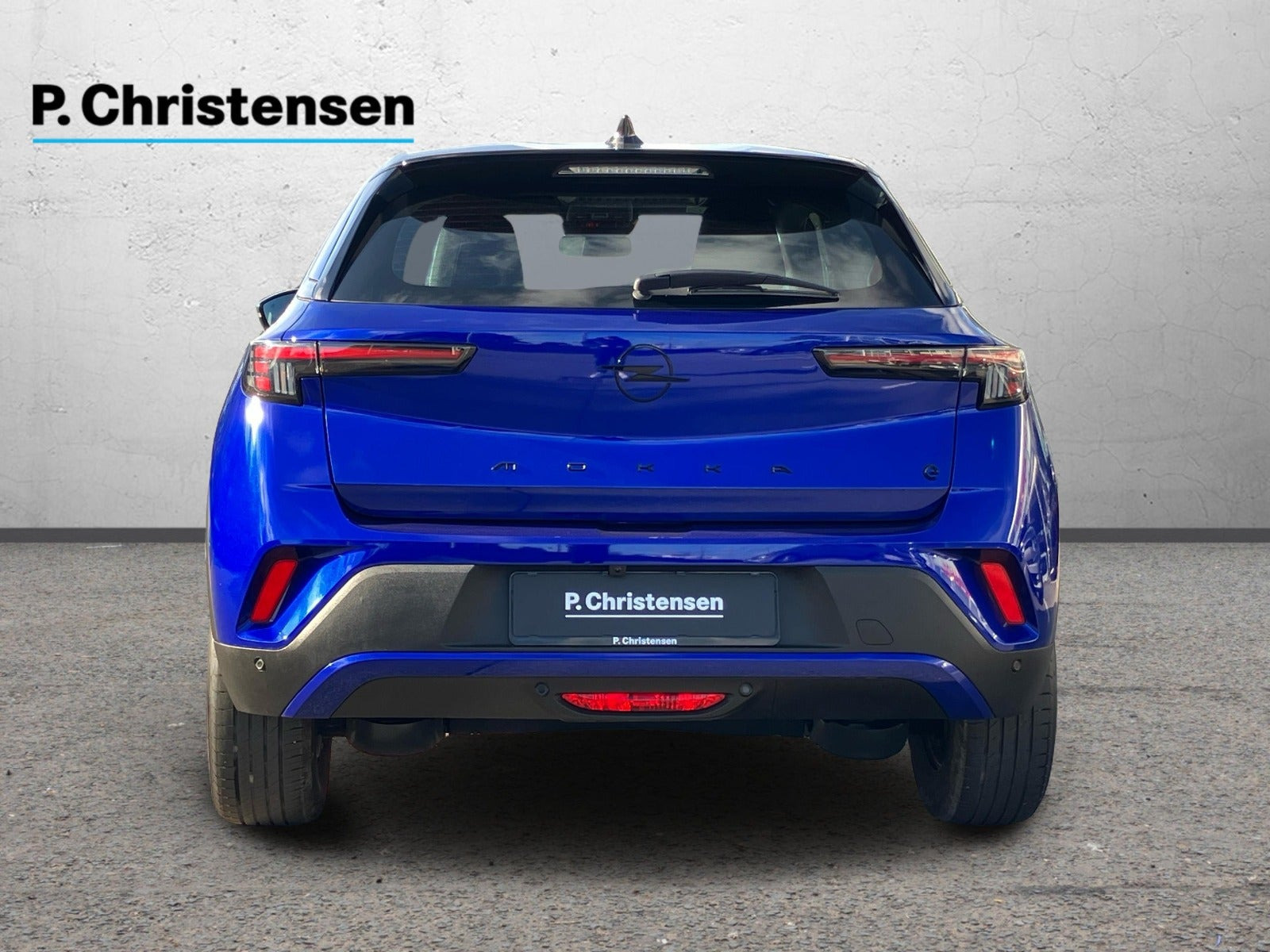 Blå Opel Mokka-e fra 2025