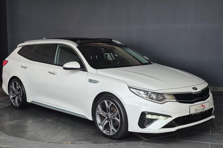 Hvid Kia Optima fra 2020