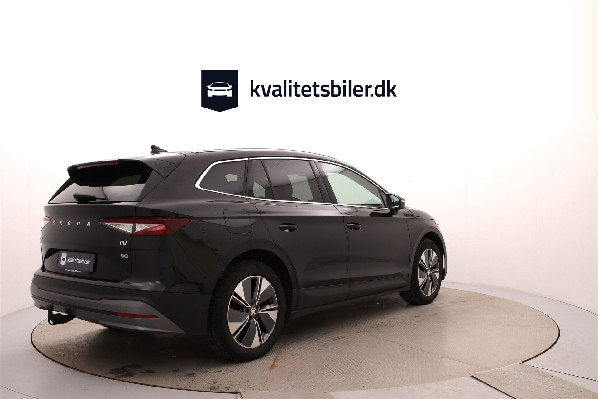 Sort Skoda Enyaq fra 2023
