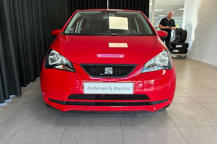 Rød Seat Mii fra 2019