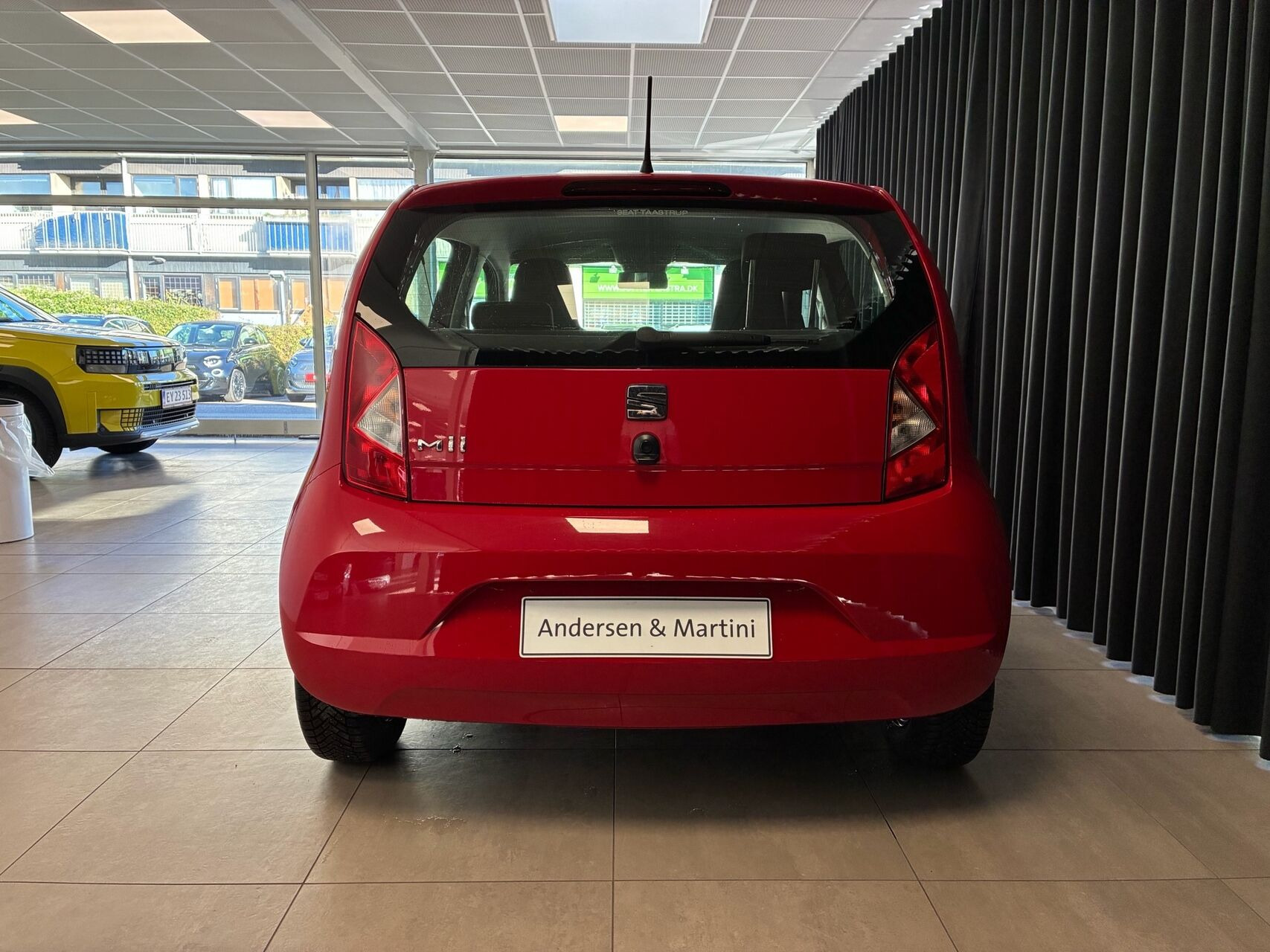 Rød Seat Mii fra 2019