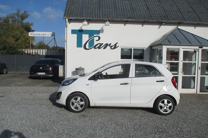 Hvid Kia Picanto fra 2012
