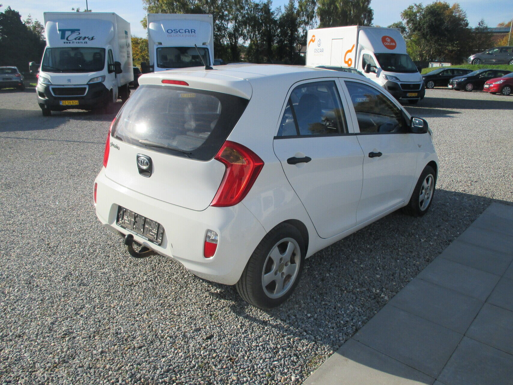 Hvid Kia Picanto fra 2012