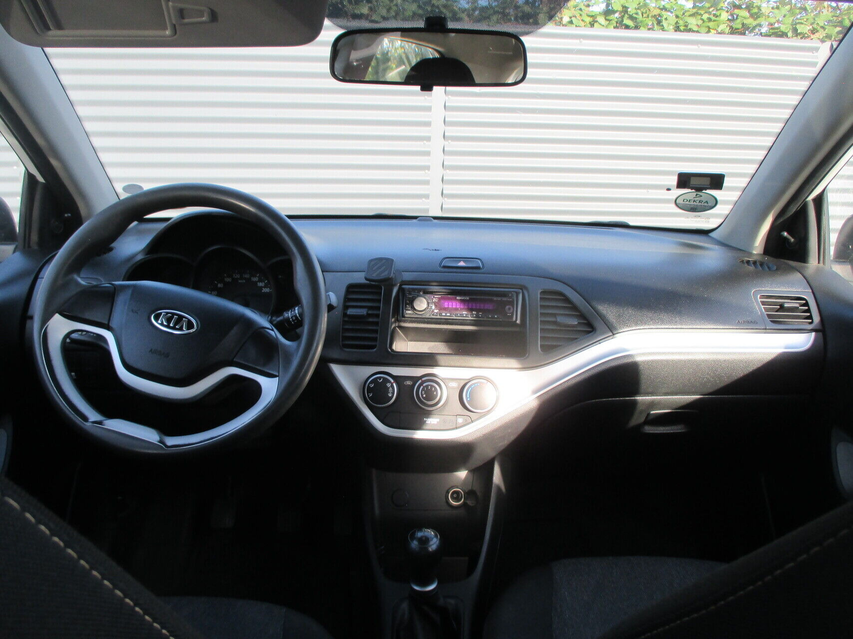 Hvid Kia Picanto fra 2012