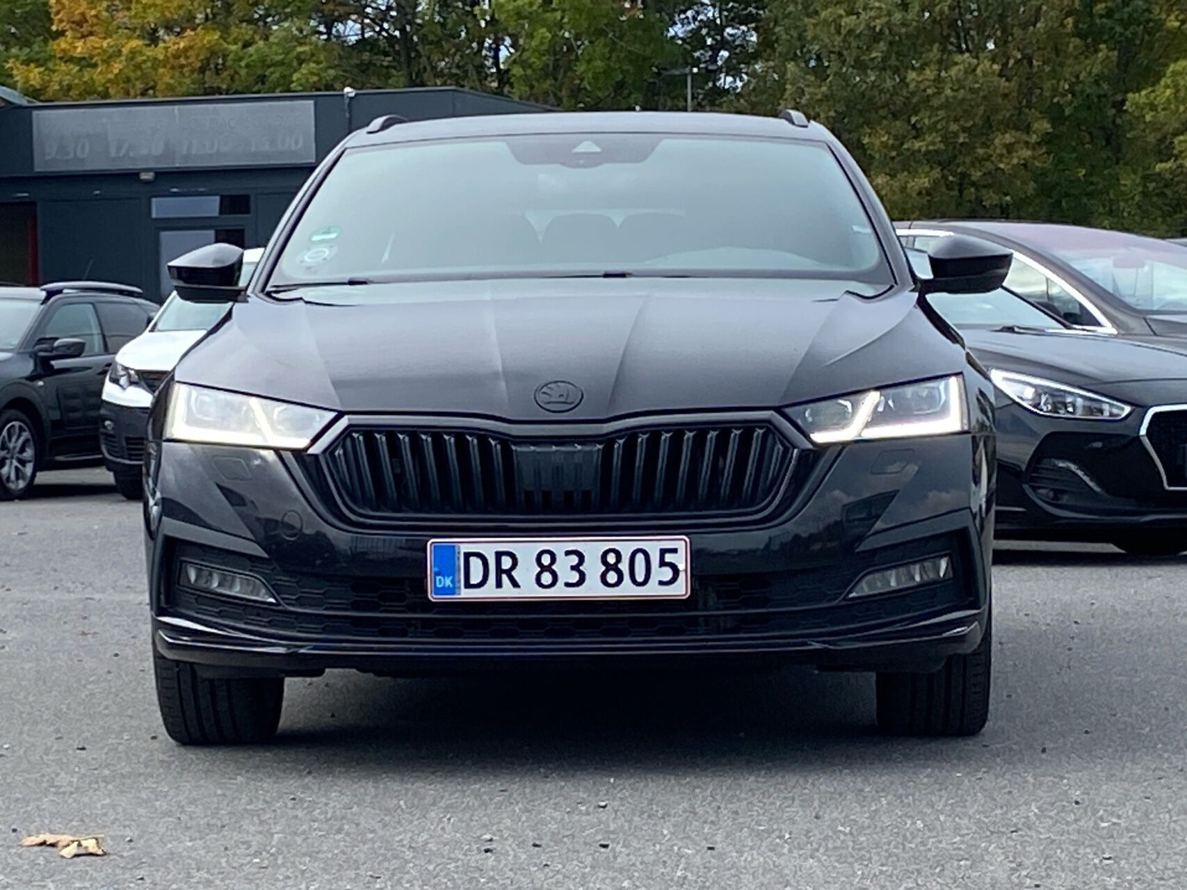 Sort Skoda Octavia fra 2022