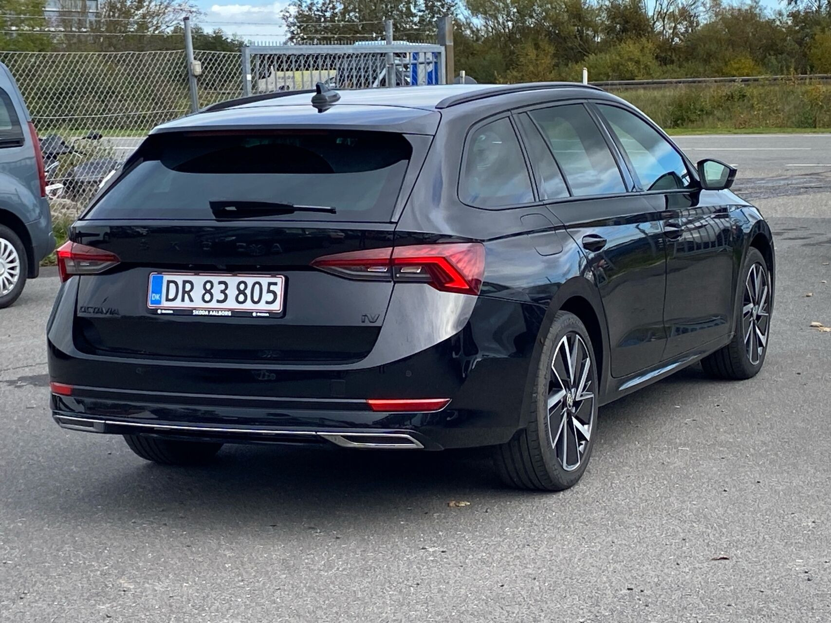 Sort Skoda Octavia fra 2022