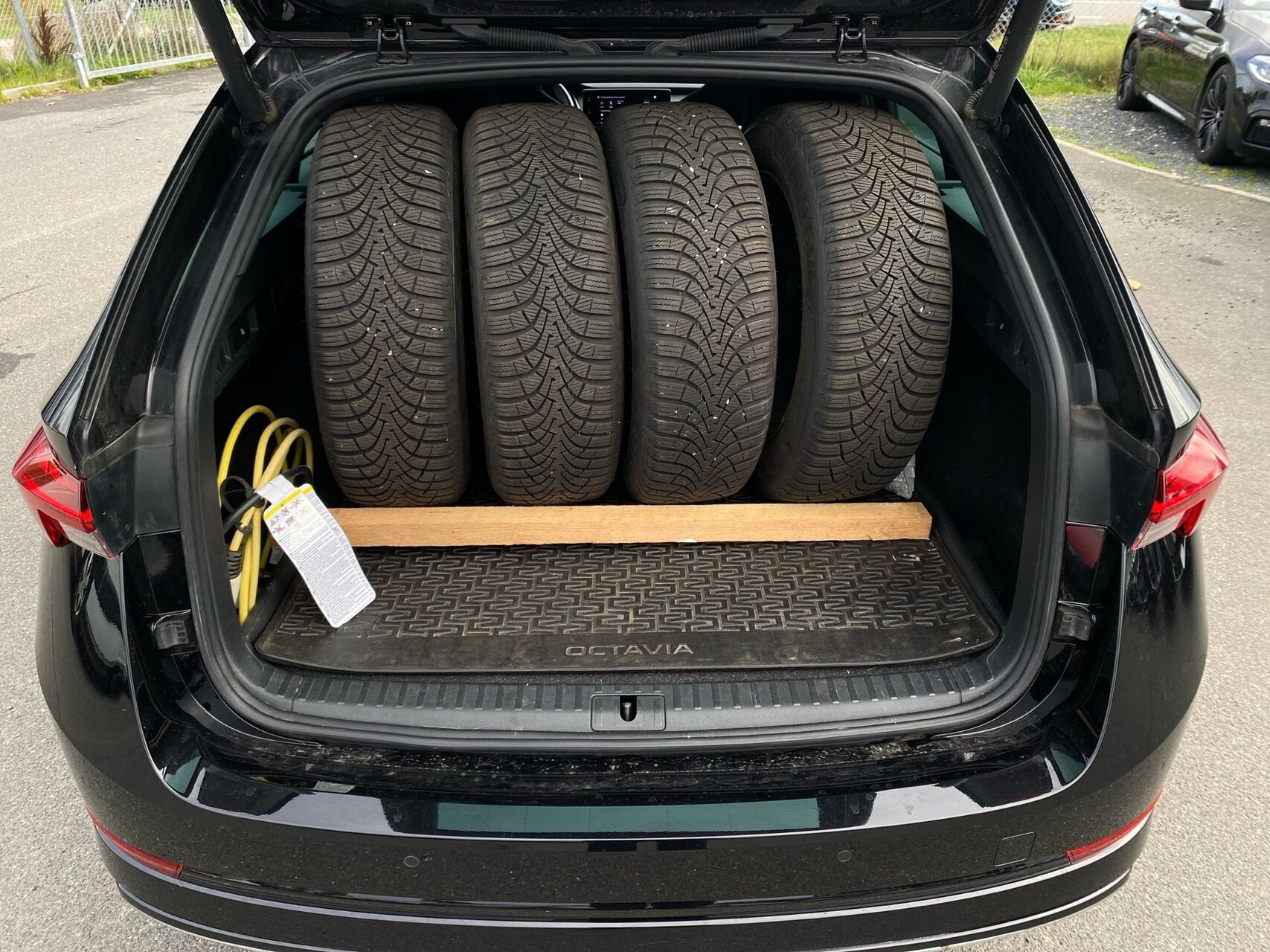 Sort Skoda Octavia fra 2022