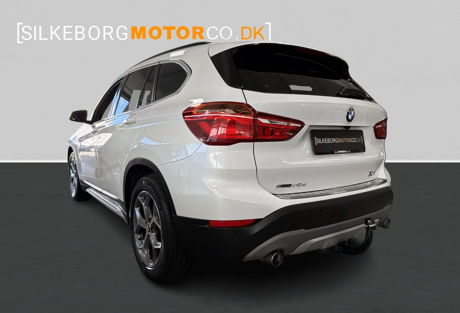 Hvid BMW X1 fra 2017