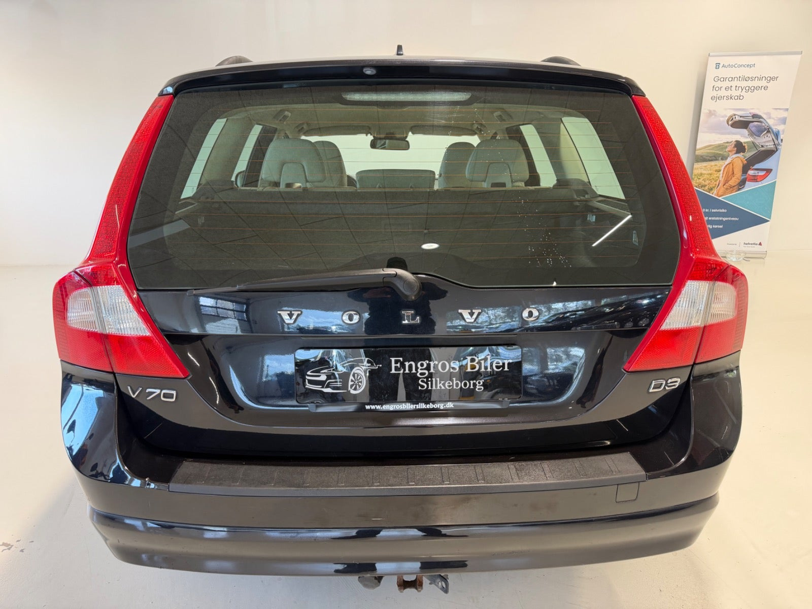 Sort Volvo V70 fra 2010