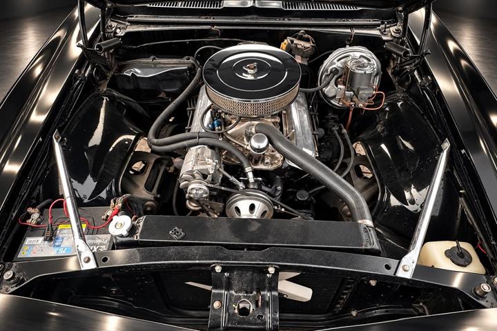 Sort Chevrolet Camaro fra 1967