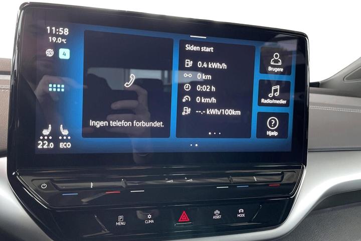 Grå VW ID.4 fra 2023