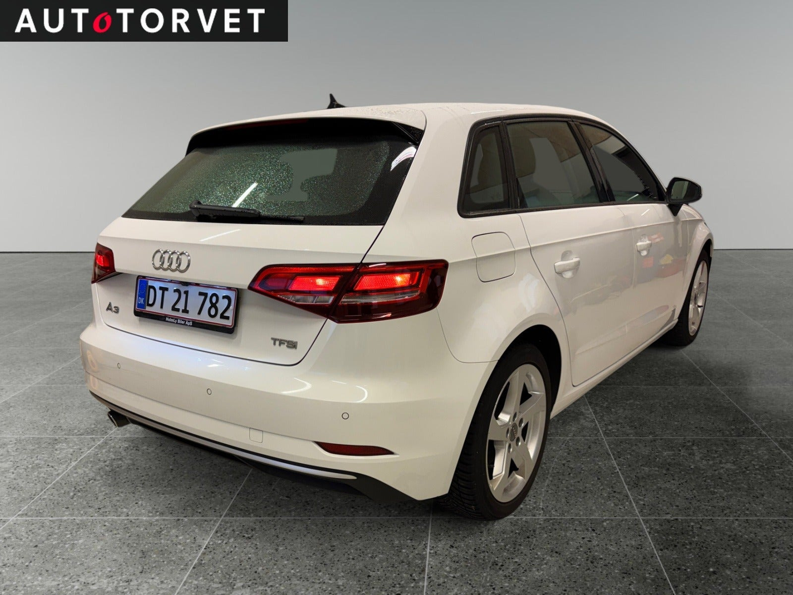 Hvid Audi A3 fra 2019