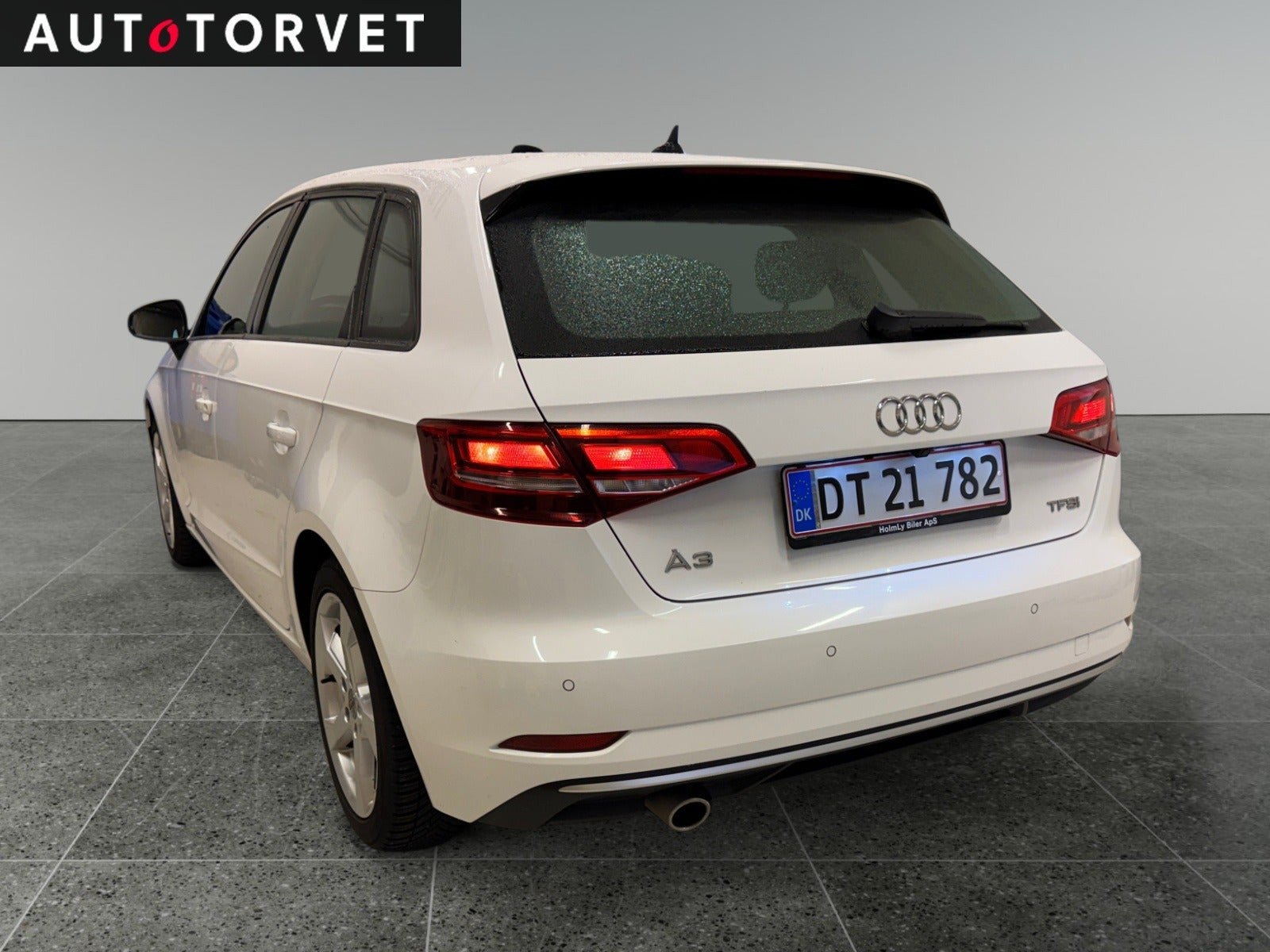 Hvid Audi A3 fra 2019
