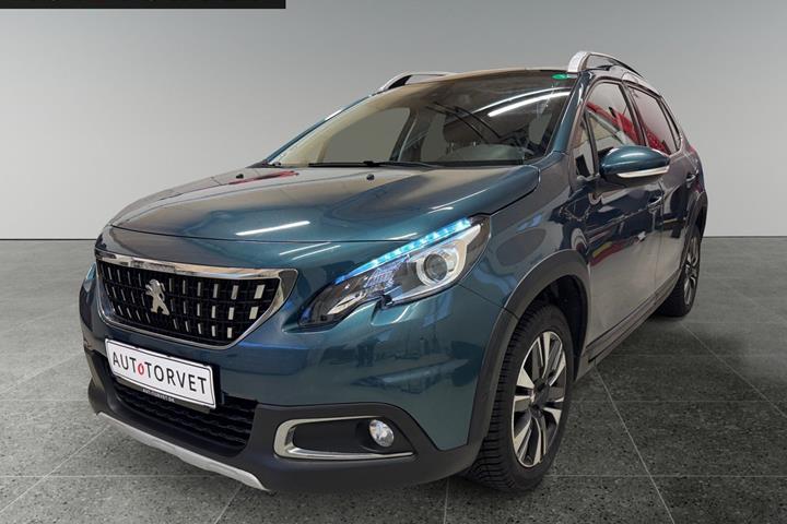 Blå Peugeot 2008 fra 2018