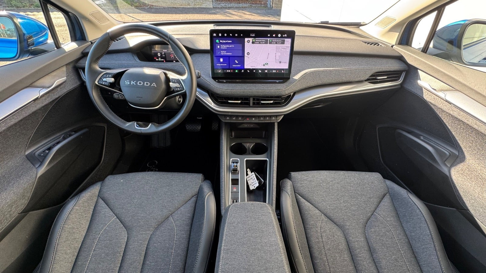 Blå Skoda Elroq fra 2025