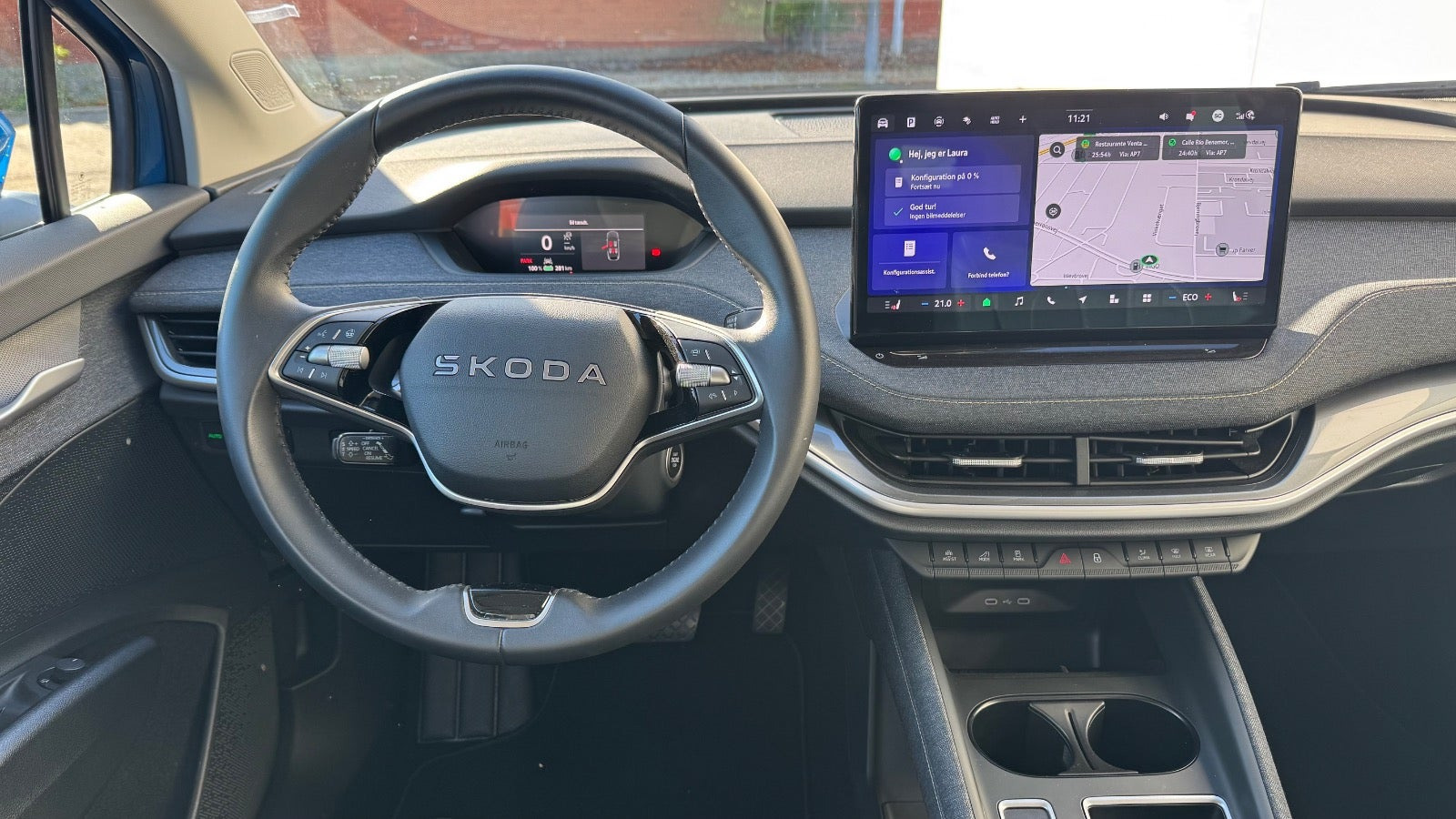 Blå Skoda Elroq fra 2025