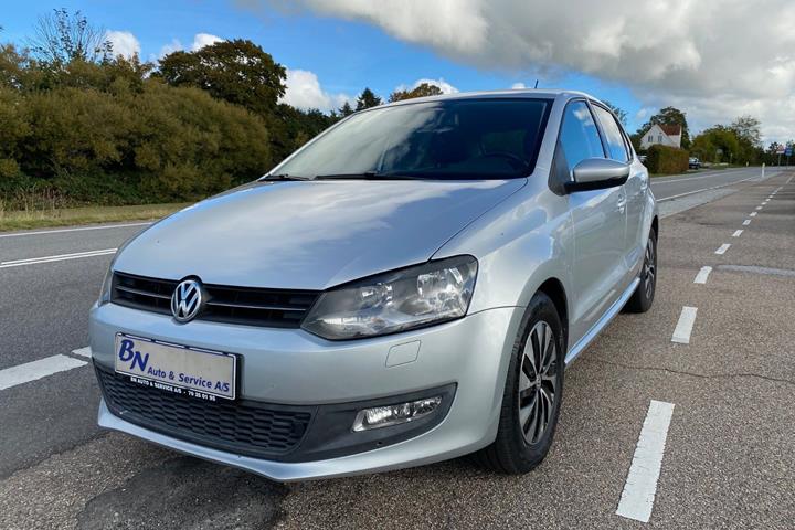 Sølv VW Polo fra 2011