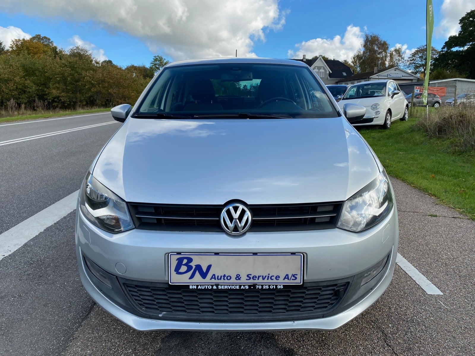 Sølv VW Polo fra 2011