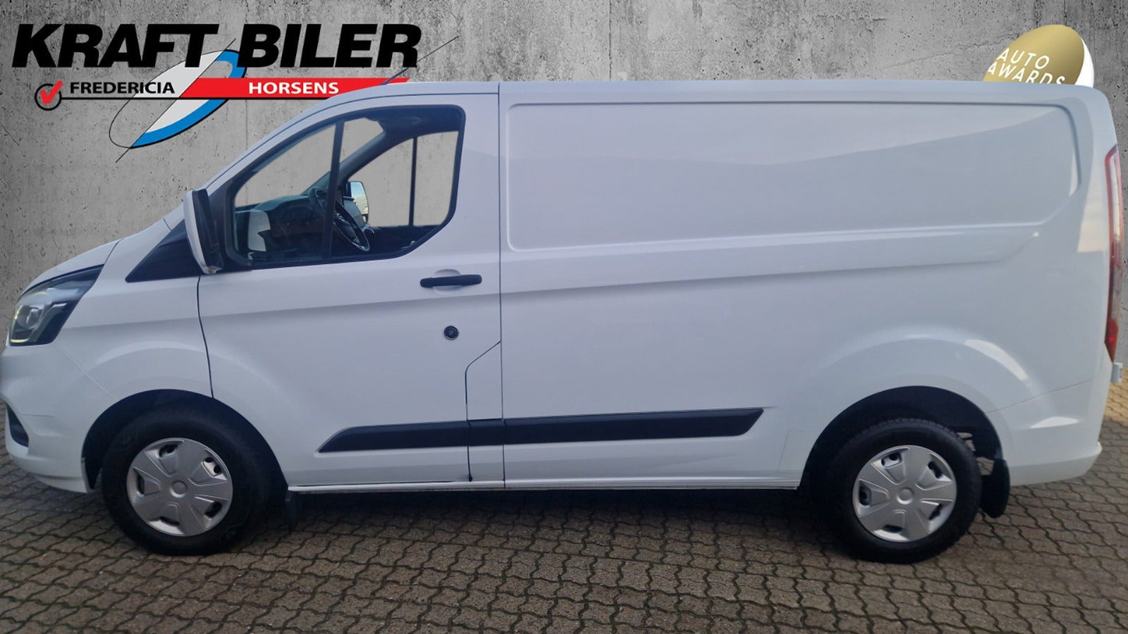 Hvid Ford Transit Custom 300 L1 fra 2023