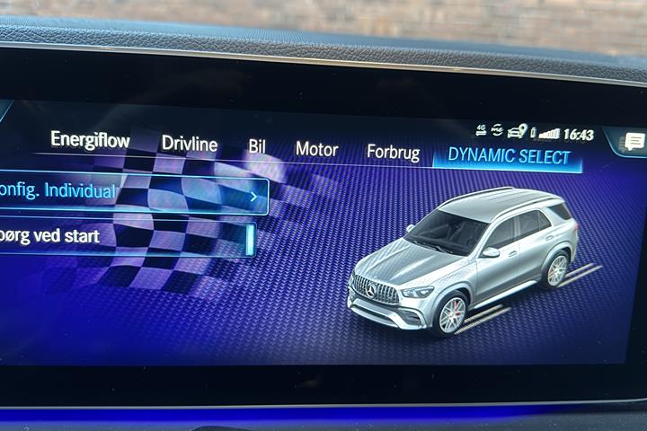 Sort Mercedes GLE fra 2020