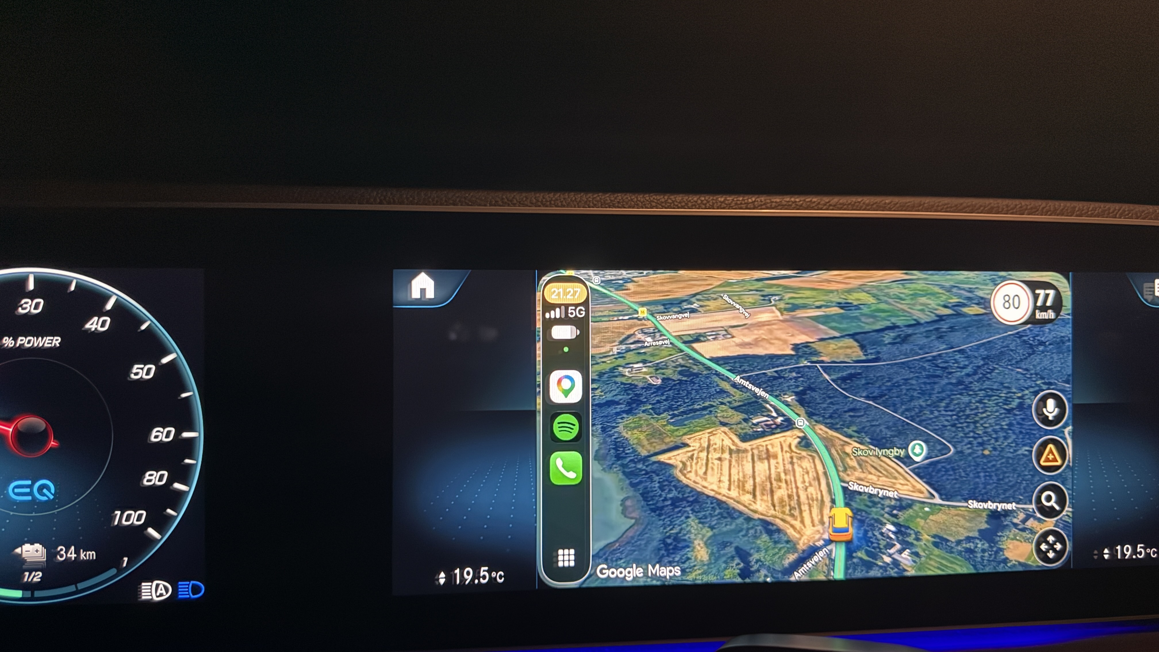 Sort Mercedes GLE fra 2020