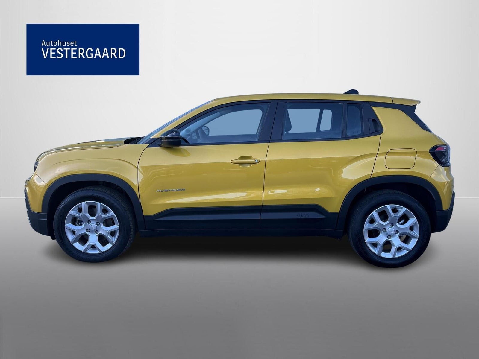 Gul Jeep Avenger fra 2025
