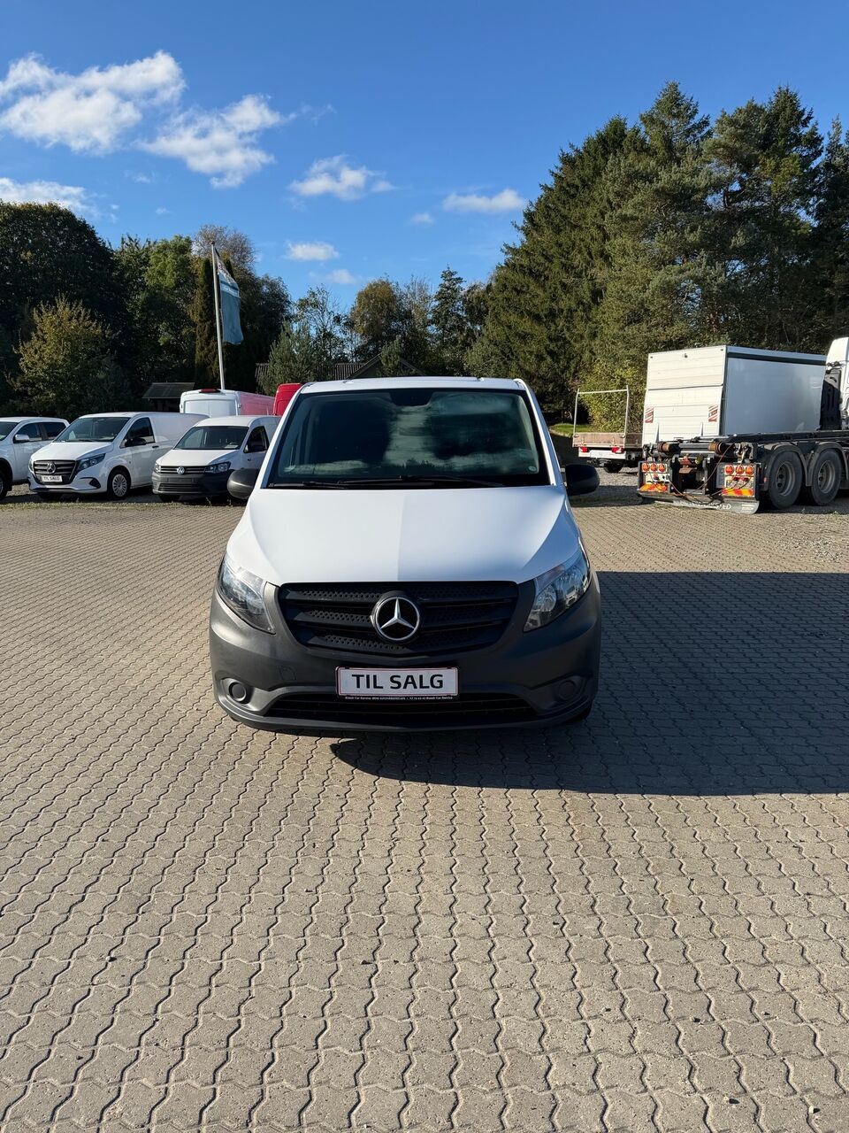 Hvid Mercedes Vito fra 2017