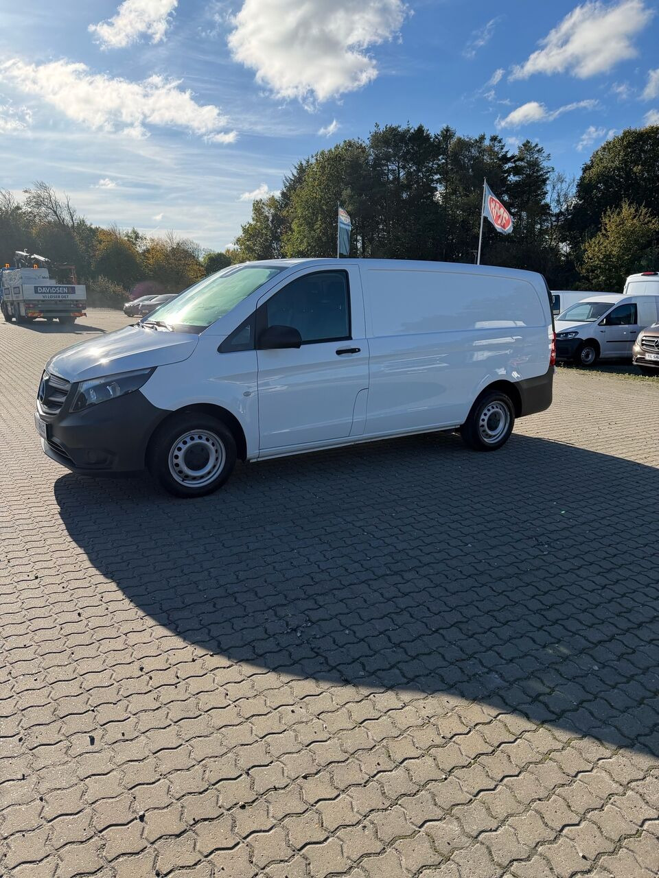 Hvid Mercedes Vito fra 2017