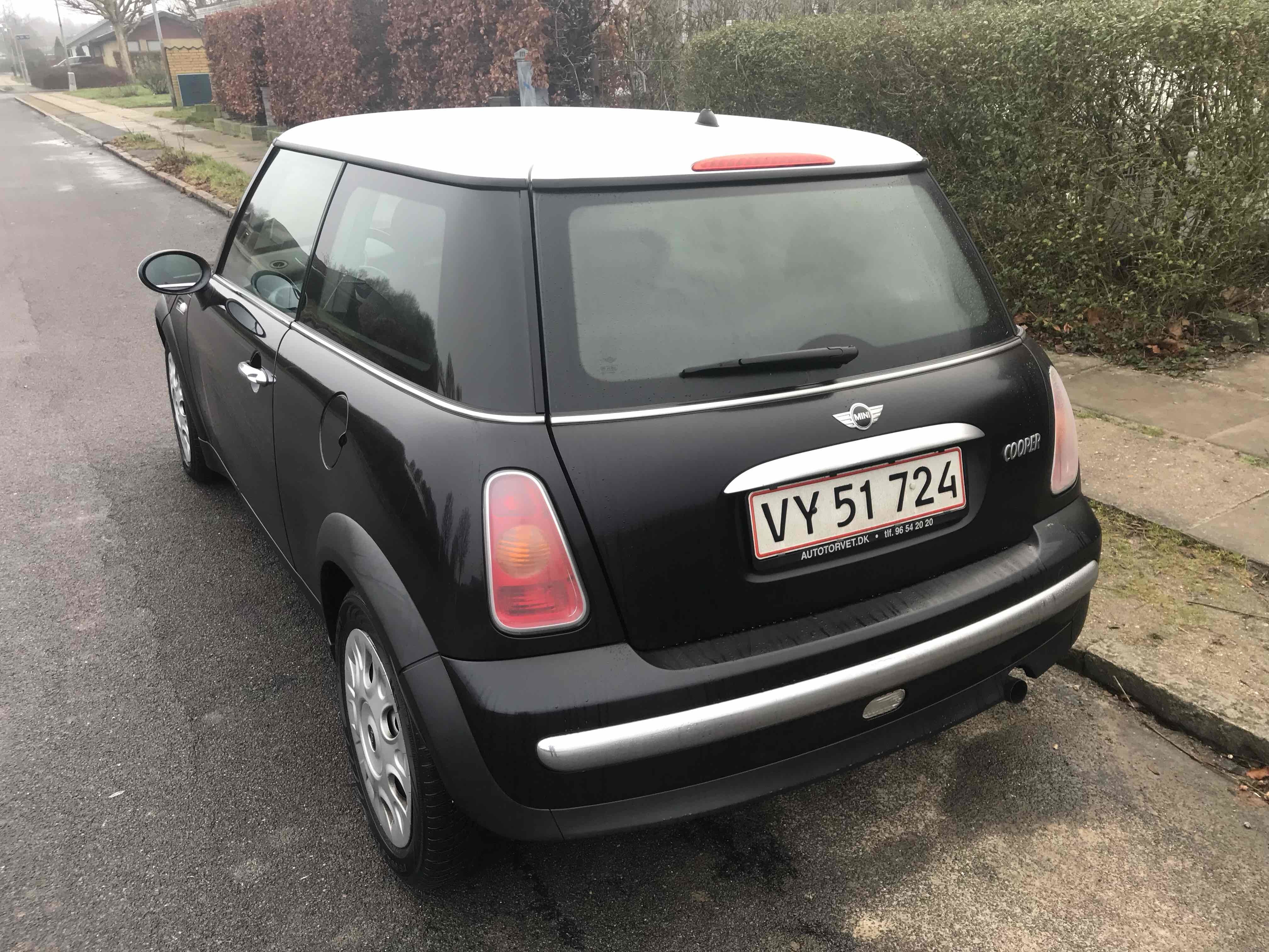 Sort Mini Cooper fra 2004