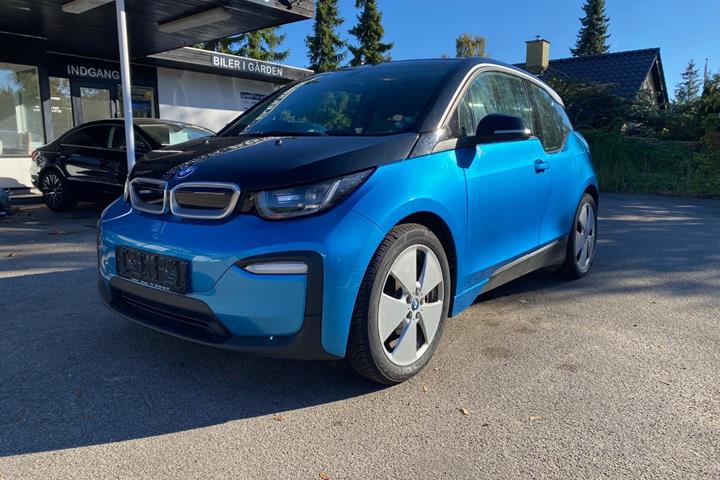 Blå BMW i3 fra 2018