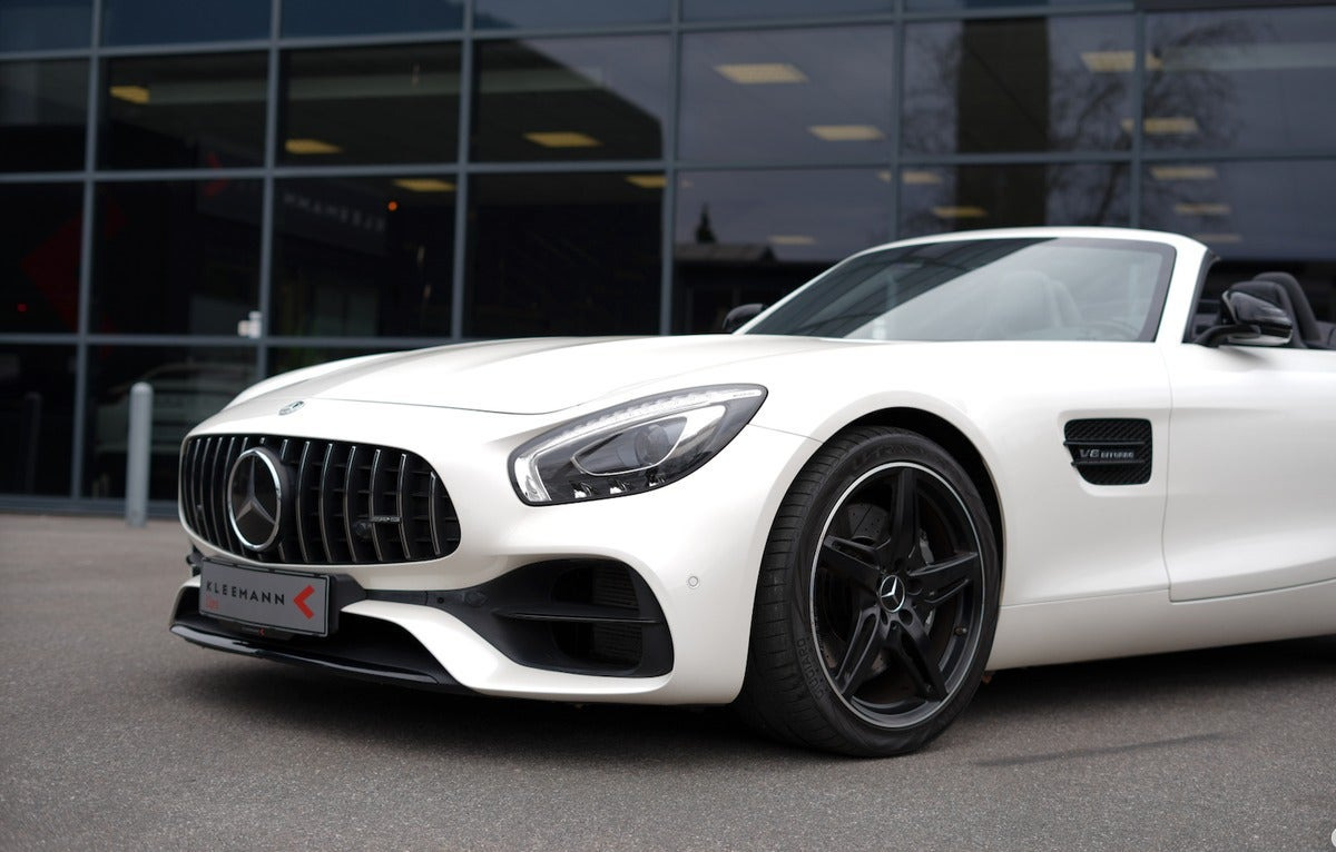 Hvid Mercedes AMG GT fra 2017