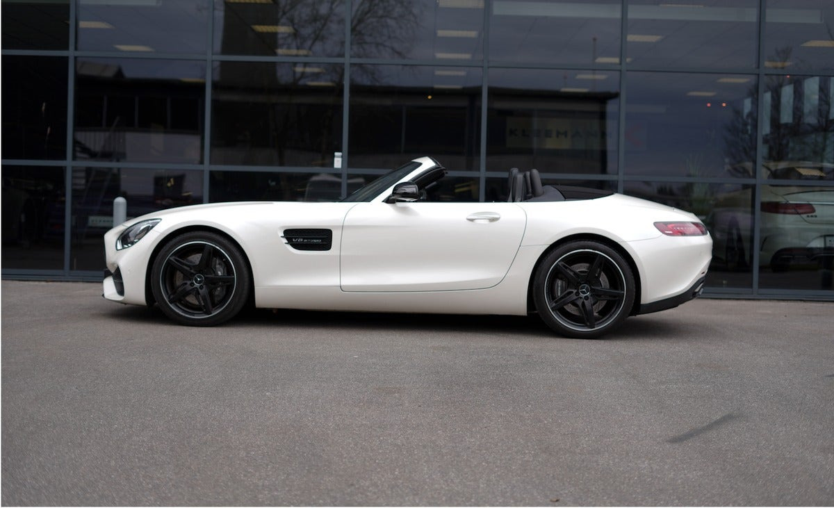 Hvid Mercedes AMG GT fra 2017