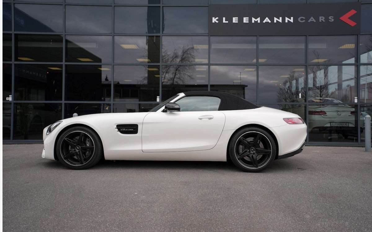 Hvid Mercedes AMG GT fra 2017