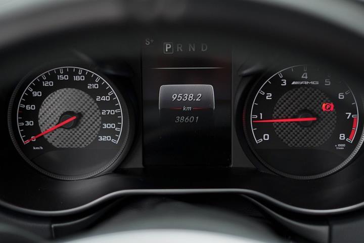 Hvid Mercedes AMG GT fra 2017