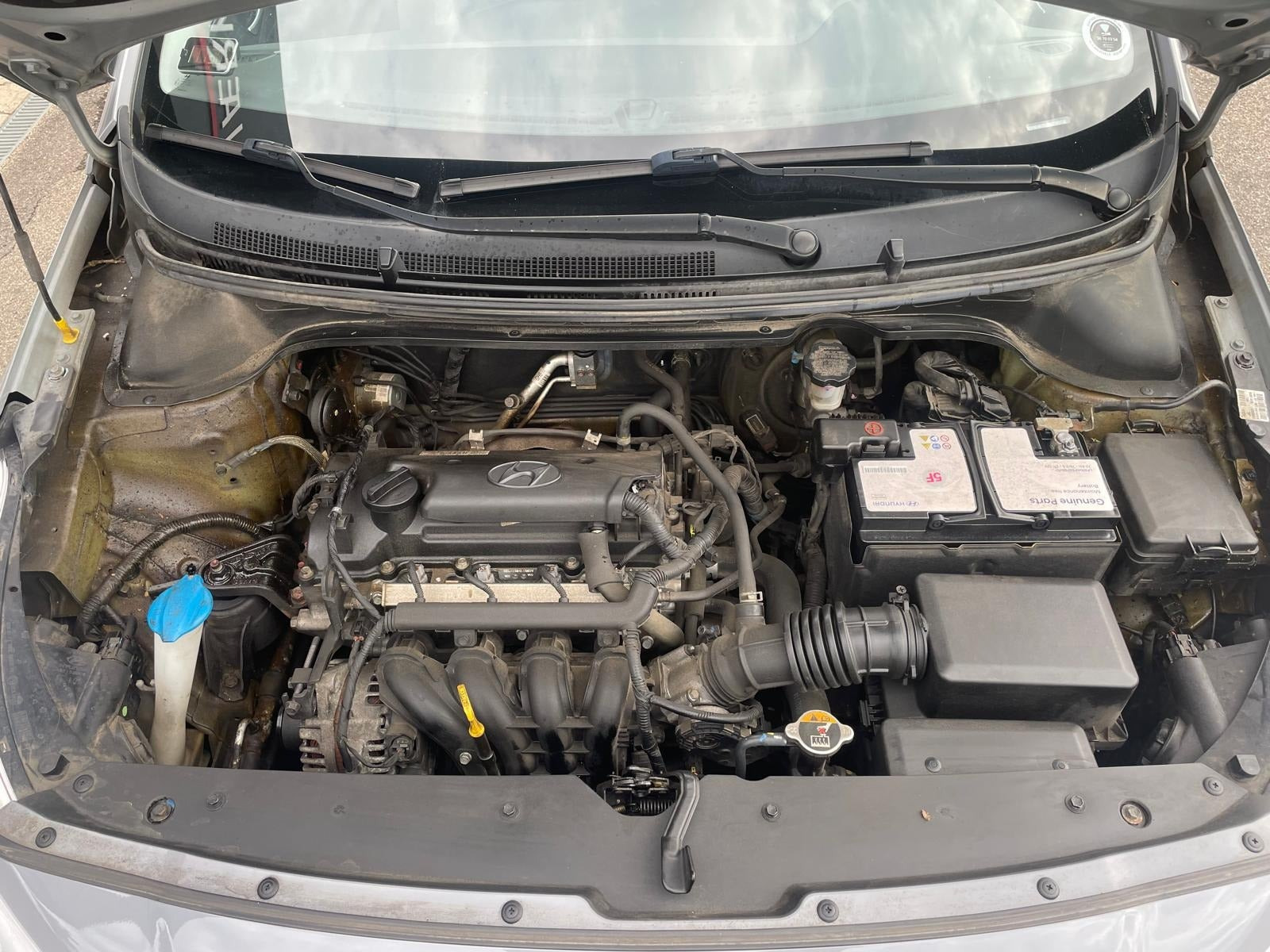 Grøn Hyundai i20 fra 2016