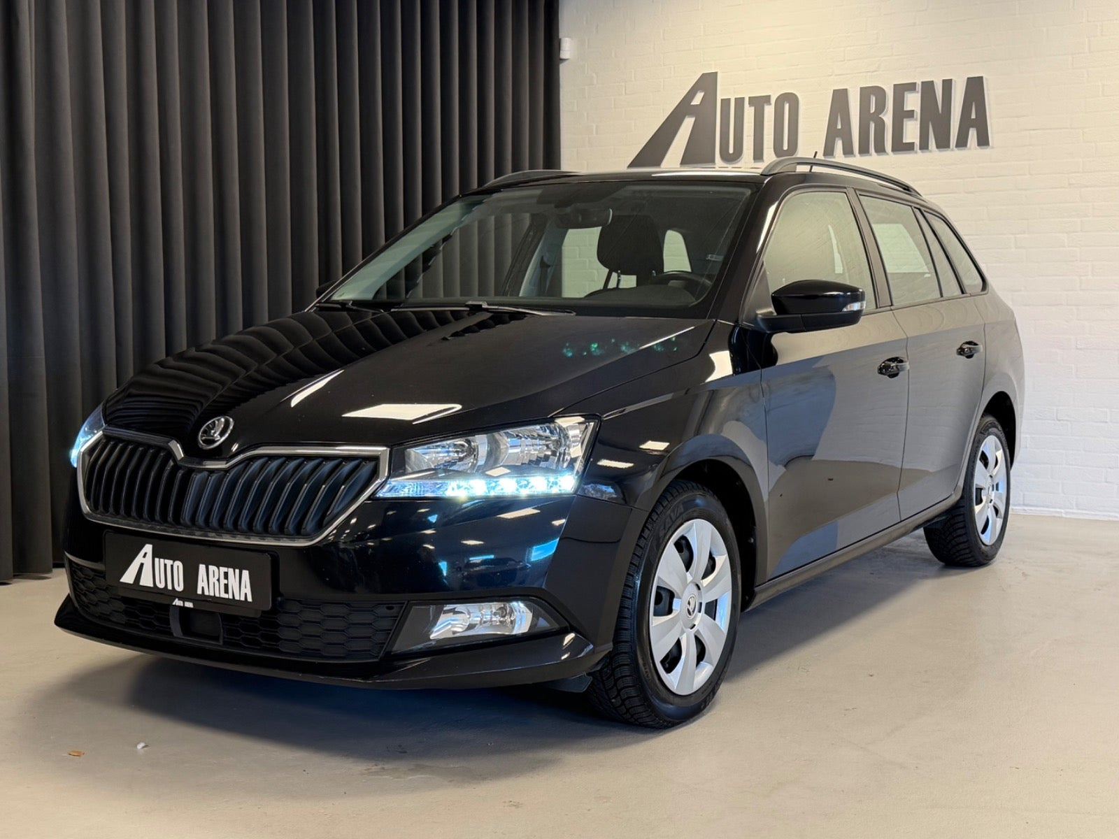 Sort Skoda Fabia fra 2019