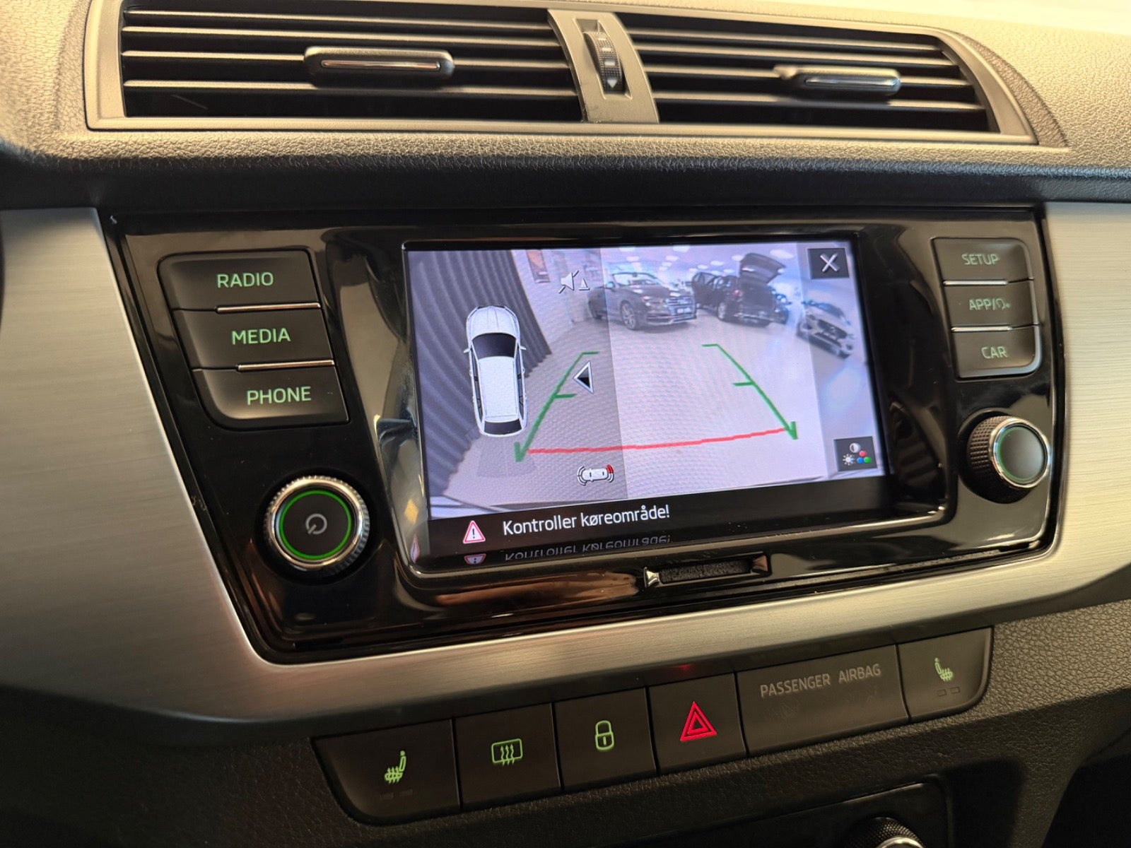 Sort Skoda Fabia fra 2019