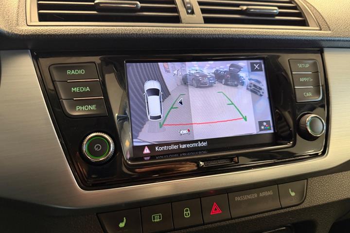 Sort Skoda Fabia fra 2019