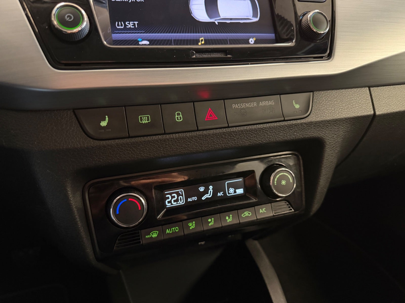 Sort Skoda Fabia fra 2019
