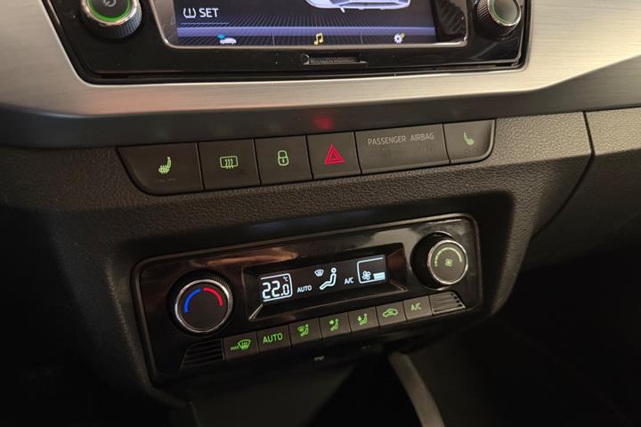 Sort Skoda Fabia fra 2019