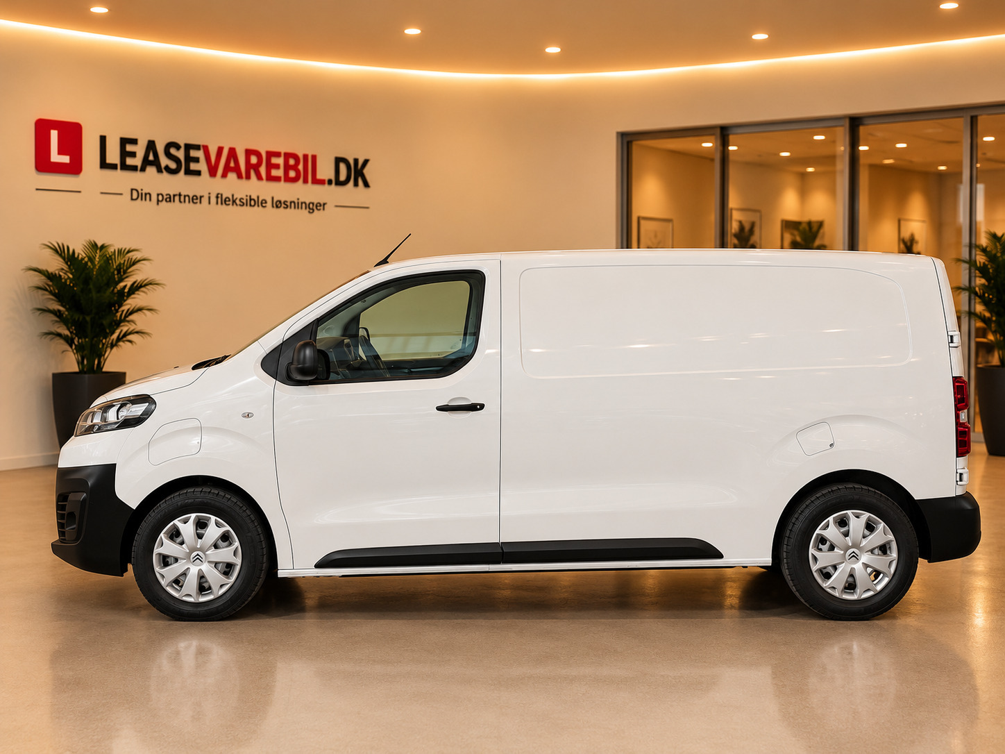 Hvid Citroën e-Jumpy fra 2021